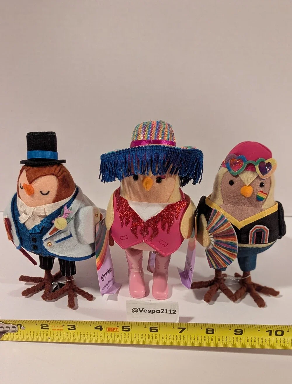 Target Featherly Friend Pride Festival Boots Dandy 3pc Set Summer Fabric Bird 26